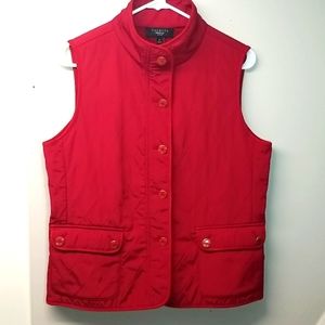 EUC Talbot's fleece lined vest M petite